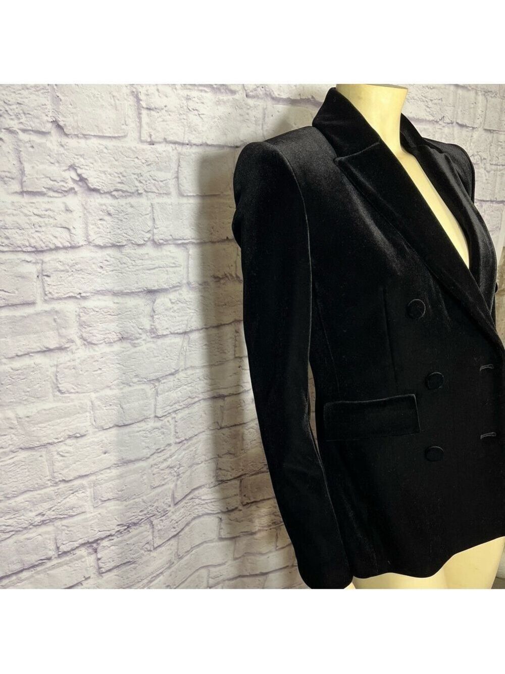 NWT Generation Love Women’s Arielle Black Velvet Blazer - Picture 12 of 15